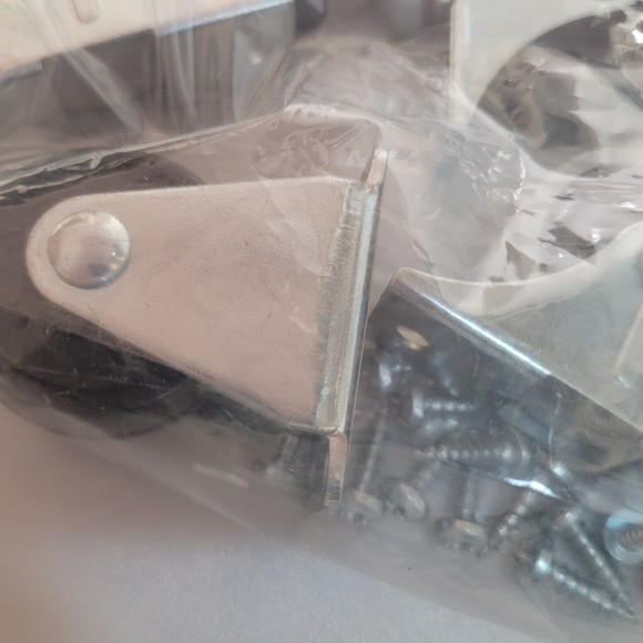 5/8" Small Caster Wheels Rigid Casters Non Rotating Metal Top Plate Furniture - Picture 8 of 9